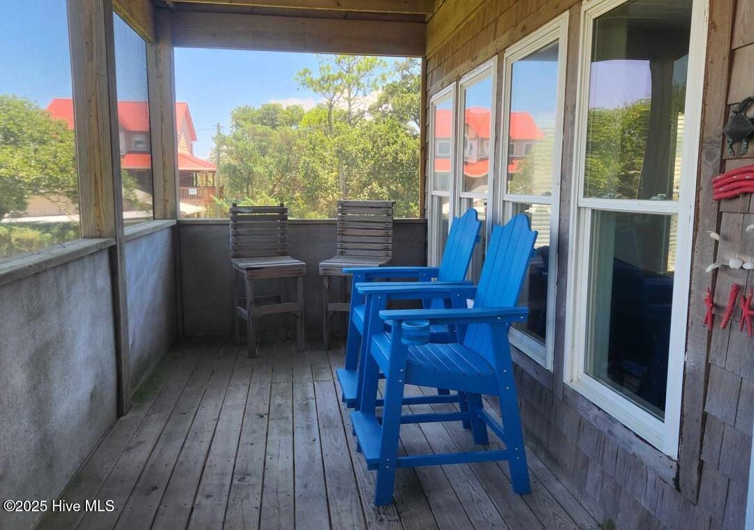 Screened in porch lower level