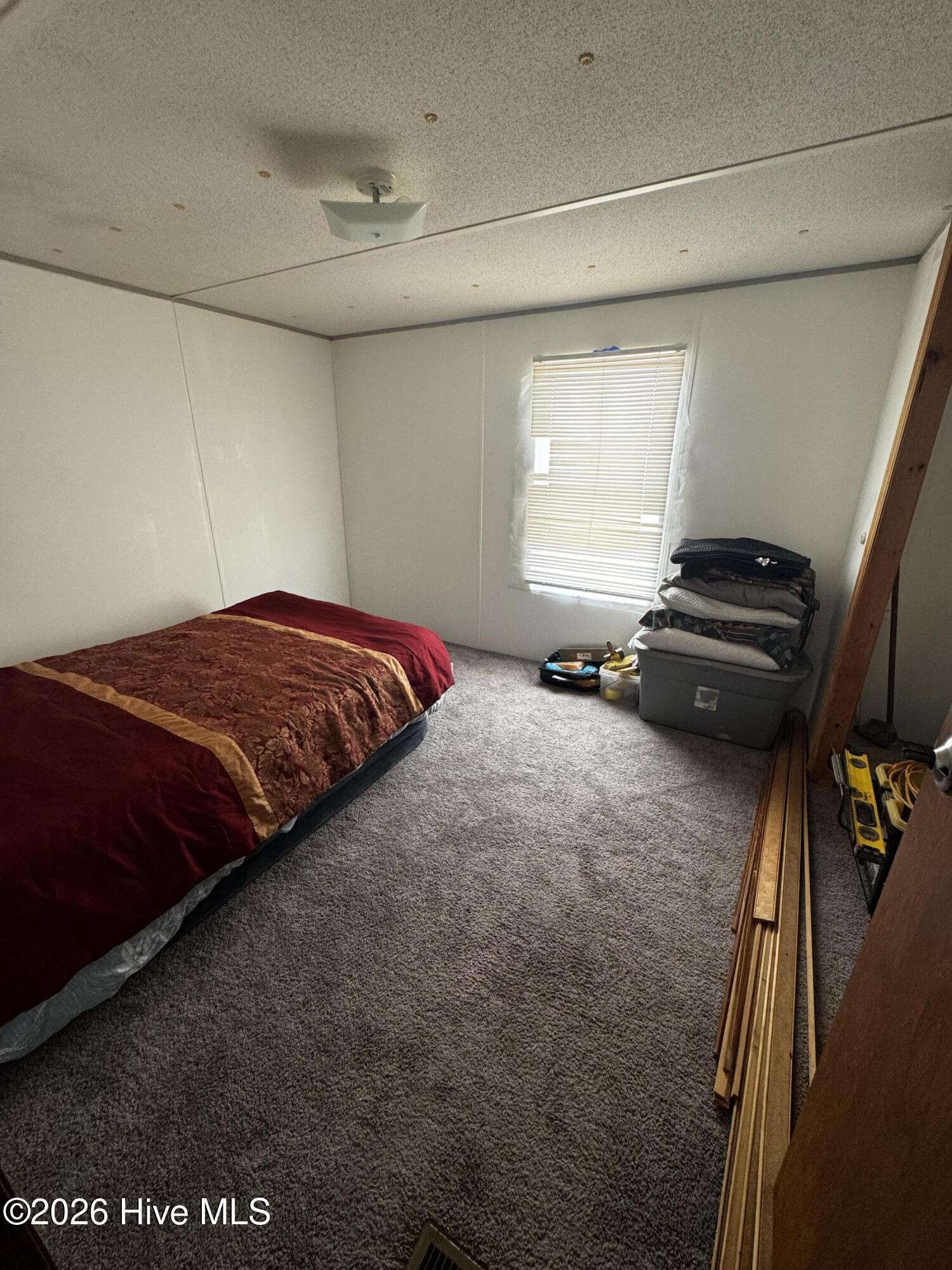 3rd bedroom with new carpet and large closet