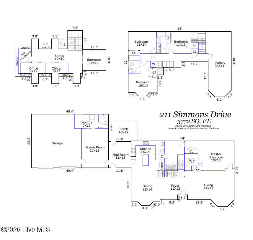 Exterior photo of 211 Simmons Drive, Wilmington, NC 28411. MLS: 100586334