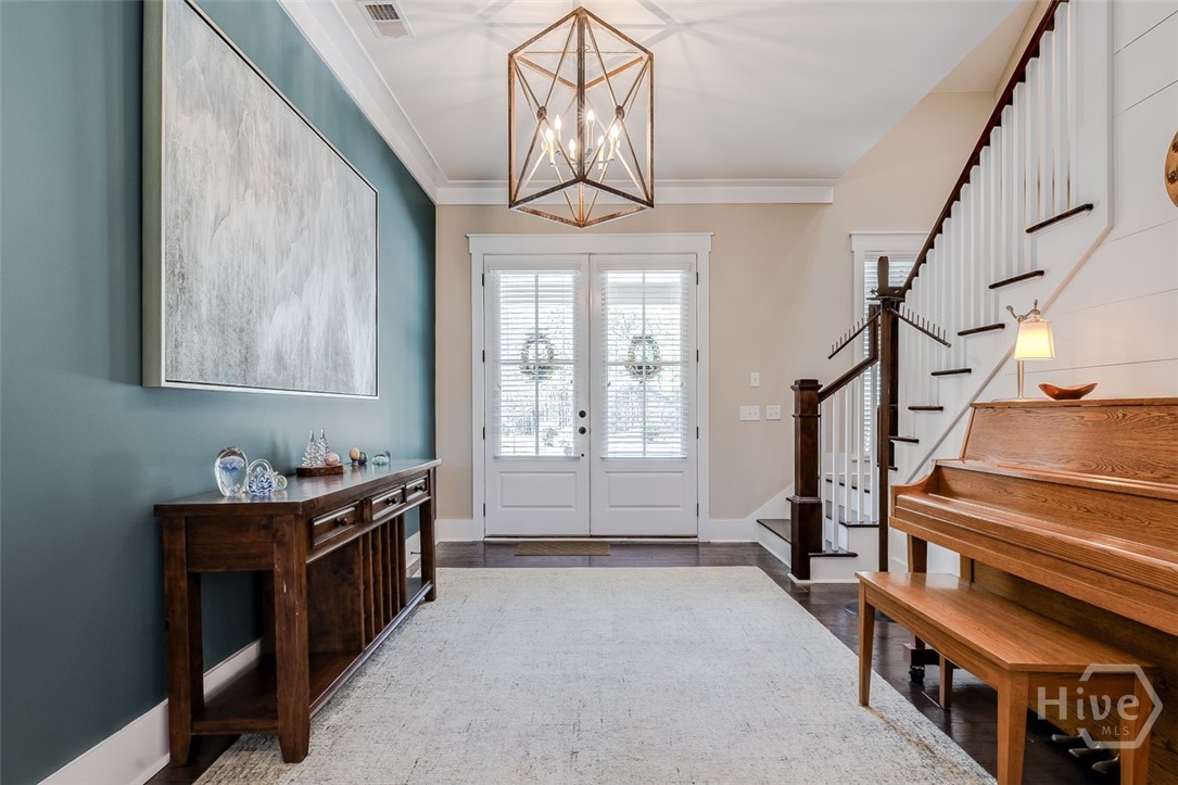 Plenty of natural light in the foyer
