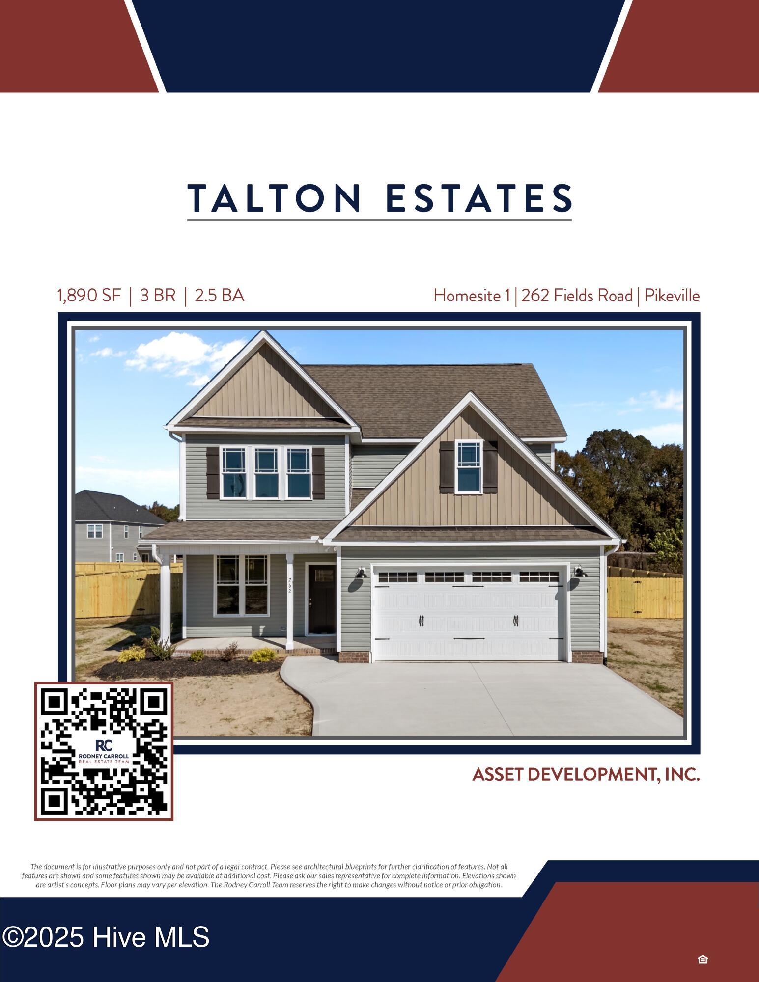 Homes for sale in Pikeville, NC | 262 Fields Rd Nw #Lot 01, Pikeville, NC 27863 | MLS# 100529902