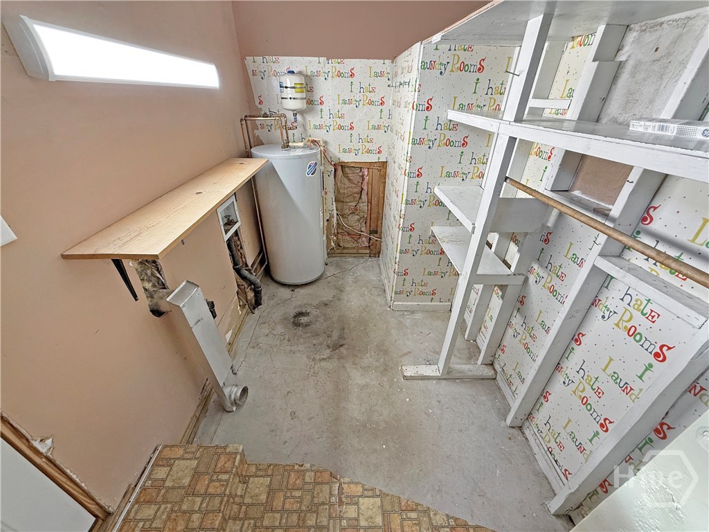 Washer/Dryer back of Bonus Room