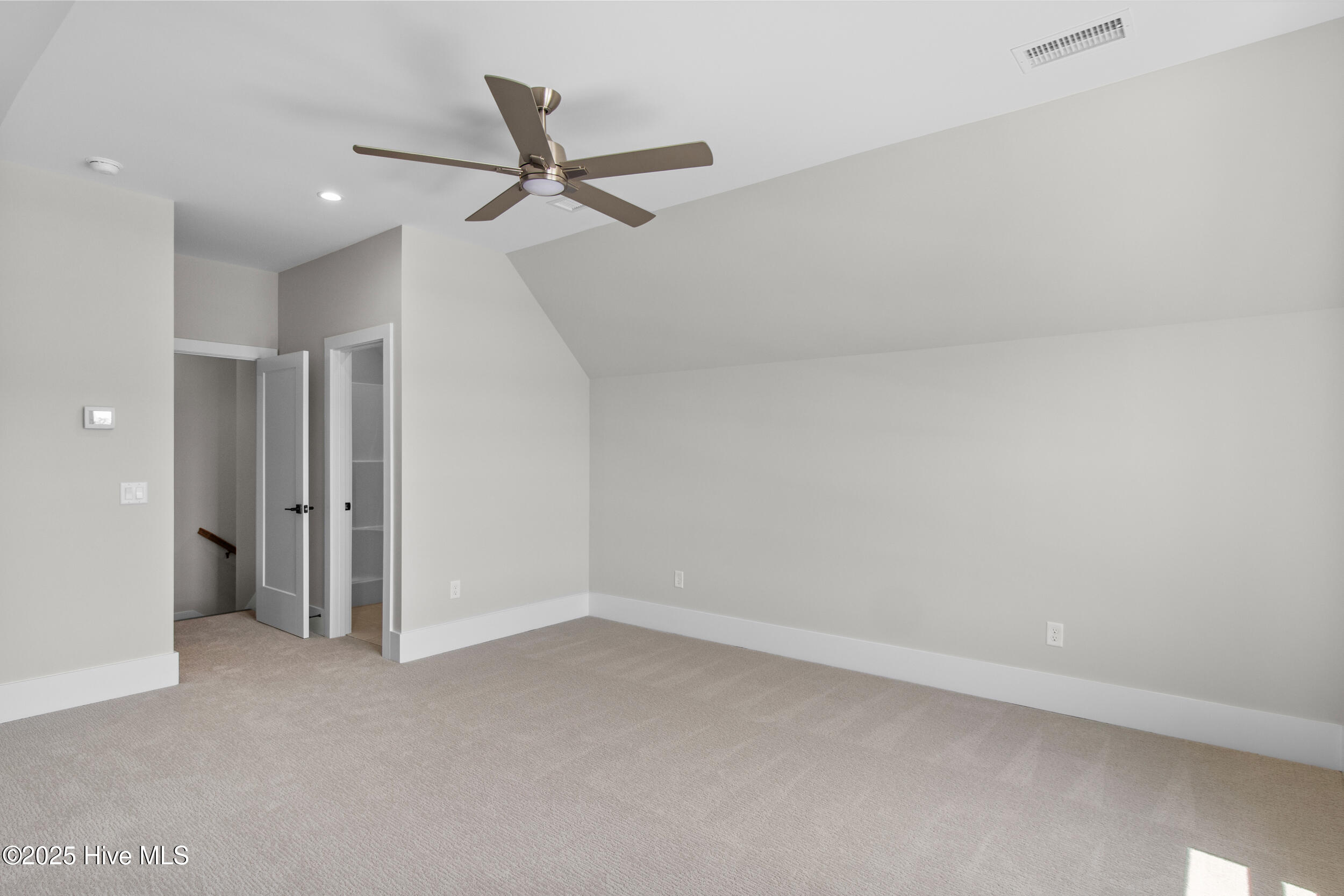 Bonus room upstairs with walk in attic with full size door!