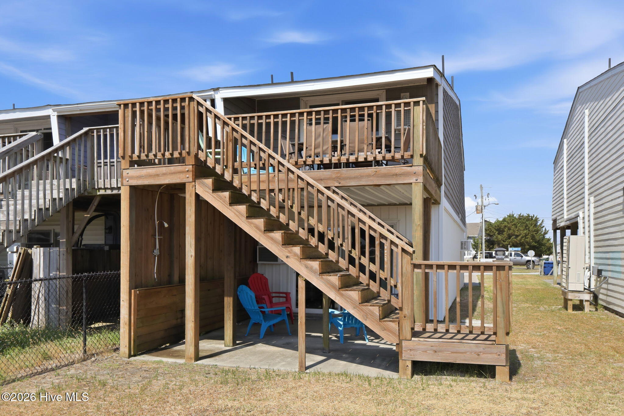 Back Staircase, Placed to Create More Space in the Yard
