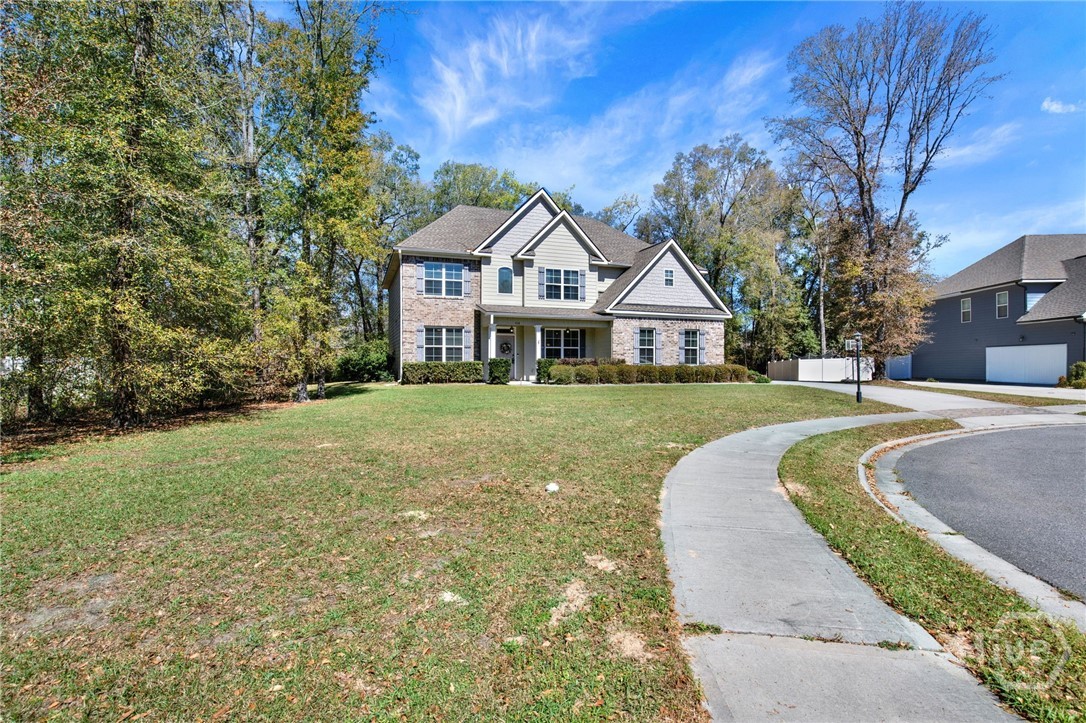 Front Exterior on Cul-de-Sac Lot