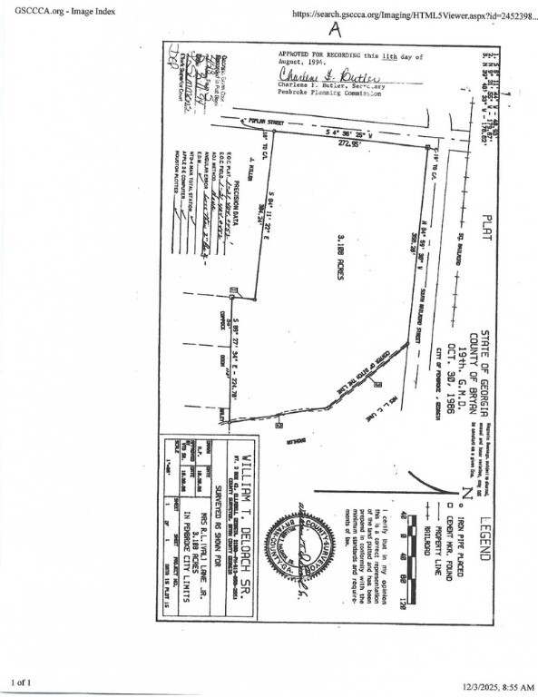 411 Railroad, Pembroke, Georgia, 0 ,Land,For sale,Railroad,SA345057 411 Railroad, Pembroke, Georgia, 0 ,Land,For sale,Railroad,SA345057