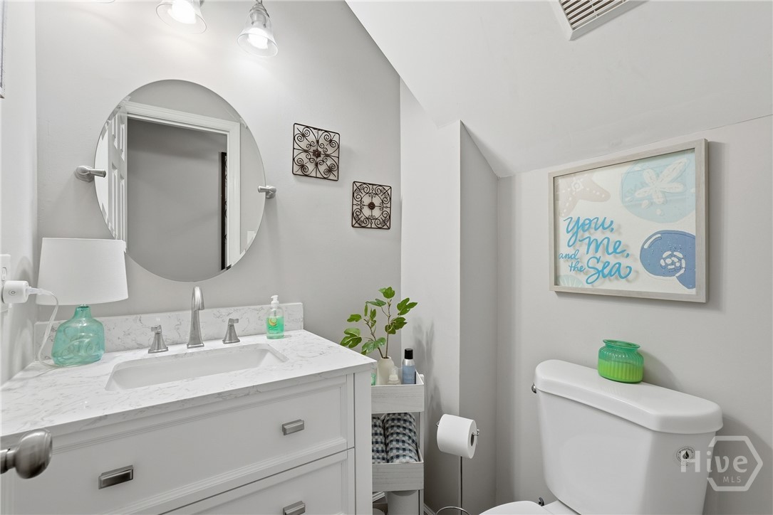 Half bath on main level