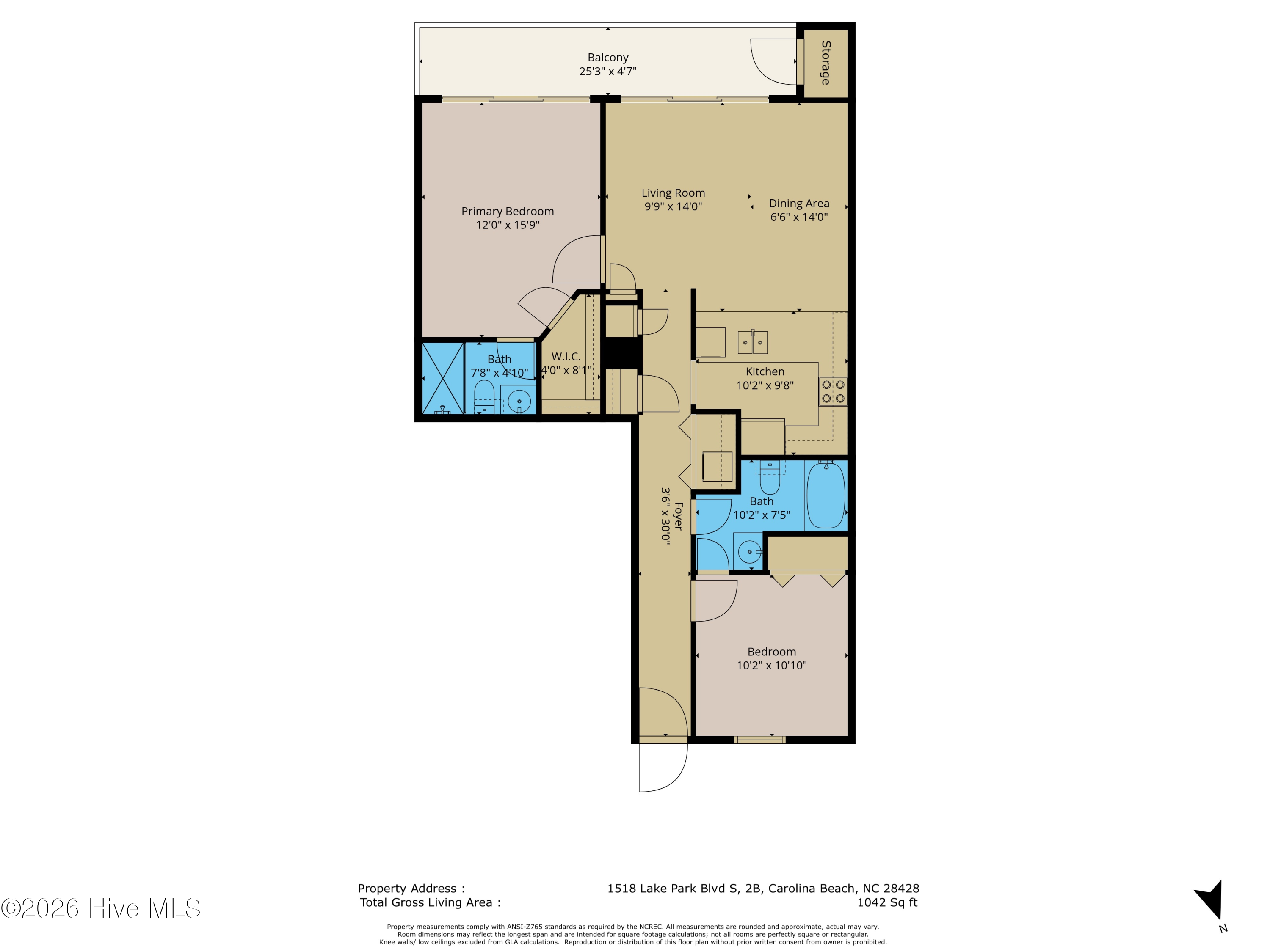 Condo For Sale - 1518 Lake Park Boulevard #UNIT 2B<br/> Carolina Beach, NC 28428