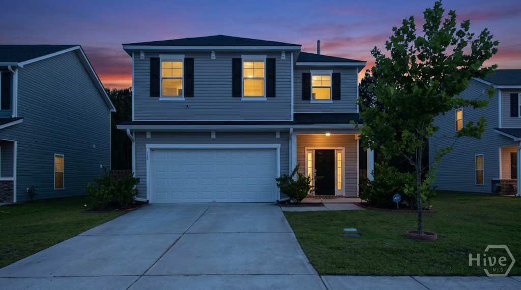 128 Brookline Drive Savannah 31407-Highlands (Virtually Enhanced Twilight Photo)