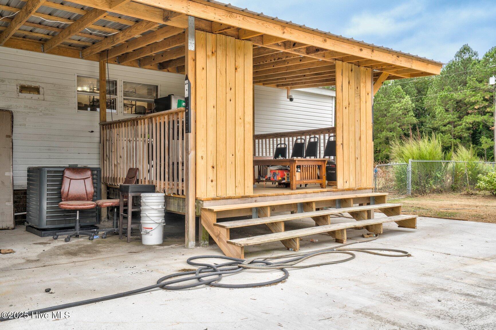Covered Work Space