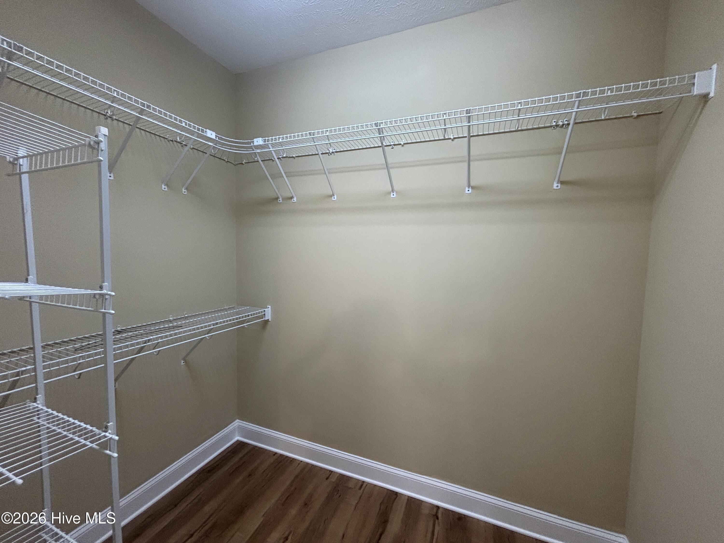 Master walk-in closet