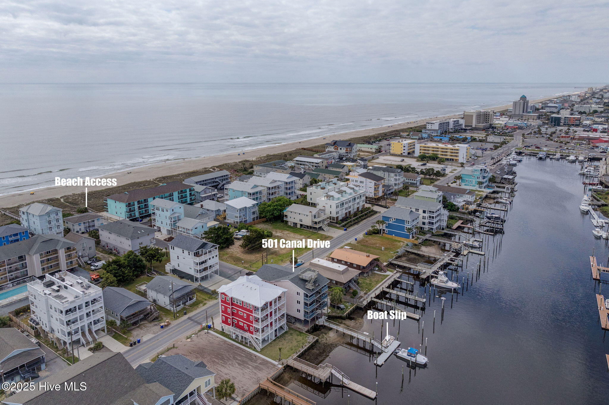 501 Canal Drive Apt A, Carolina Beach, NC 28428 – photo 7: 501CanalDriveDrone-4