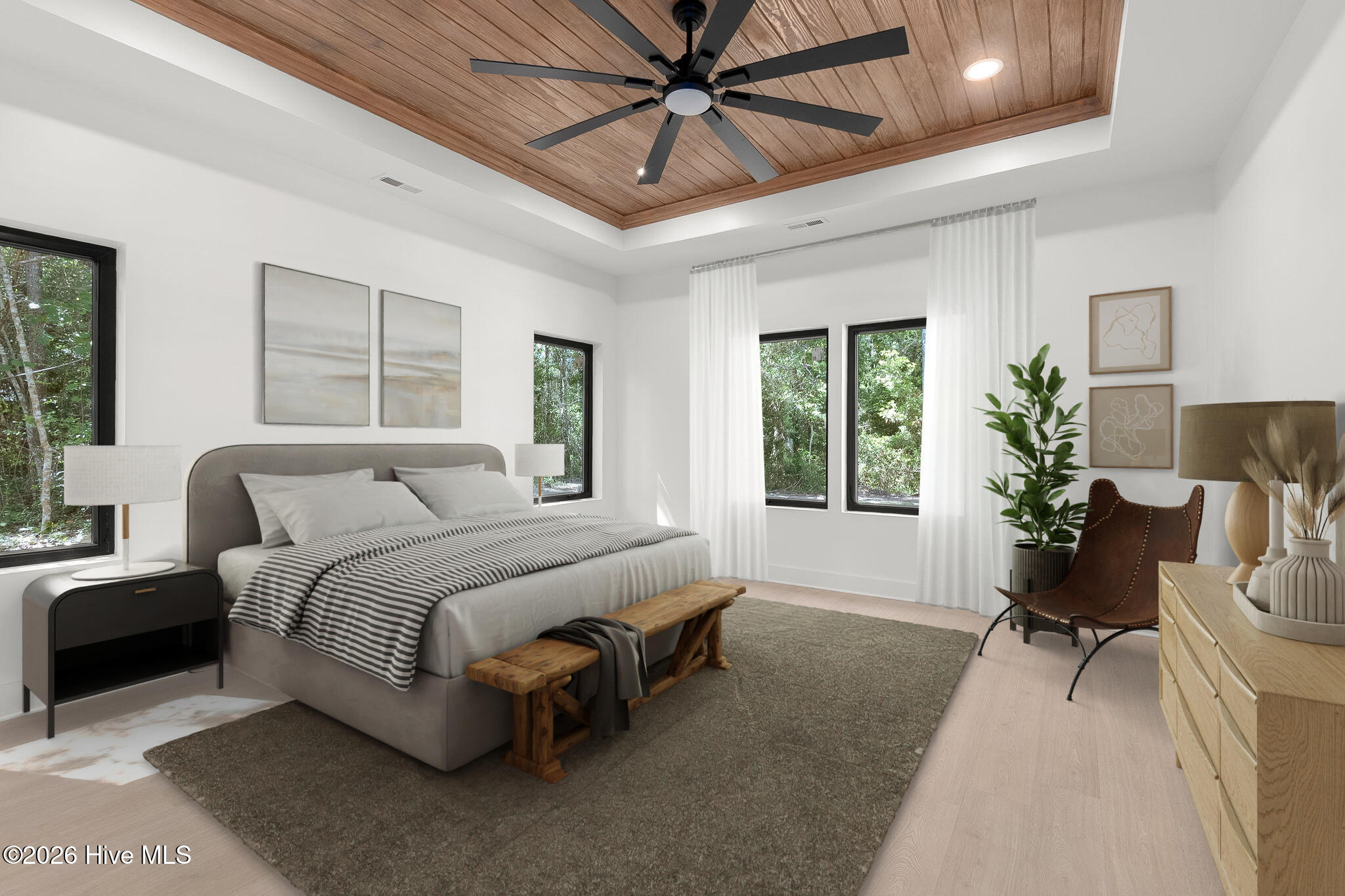Primary Bedroom Virtually Staged
