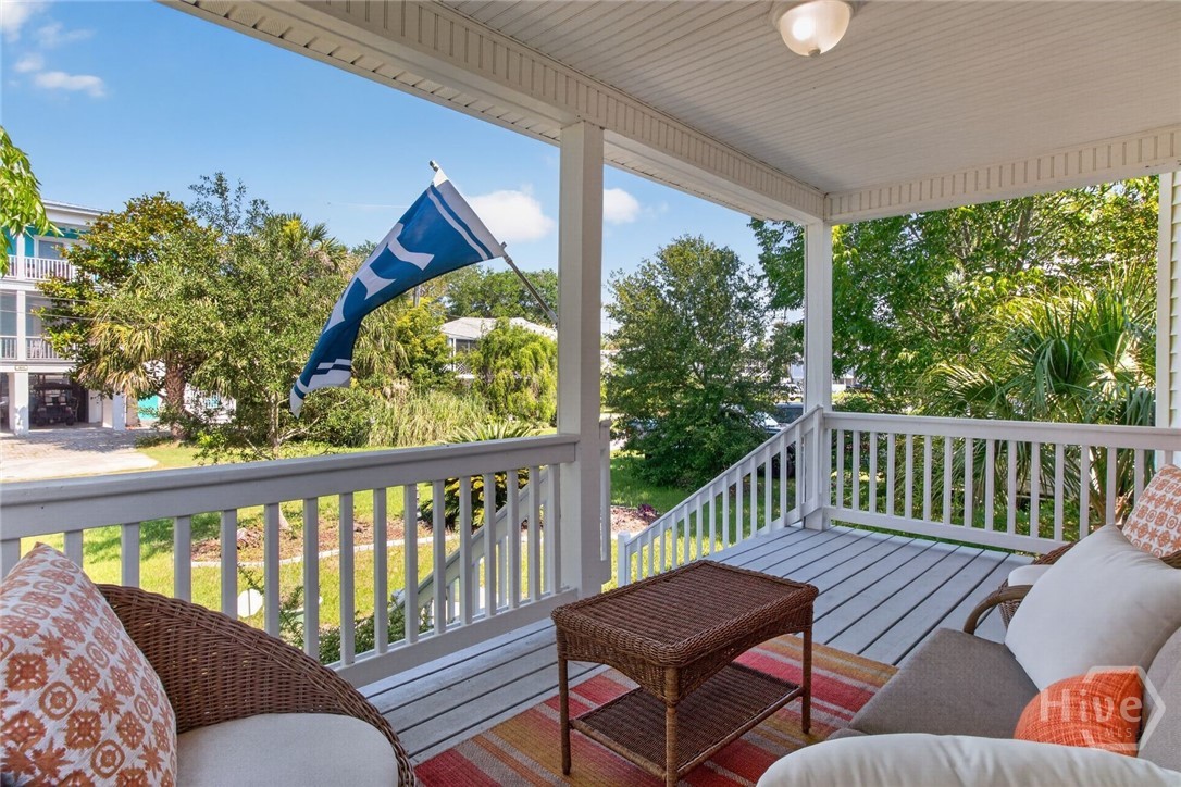 Picture perfect front porch