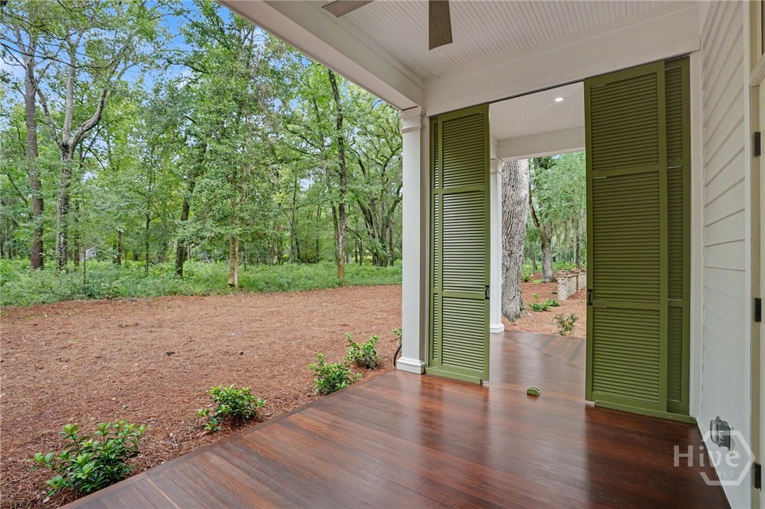 Private Porch off Office