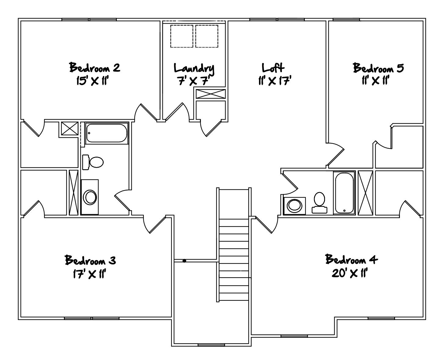 Winterset second floor plan