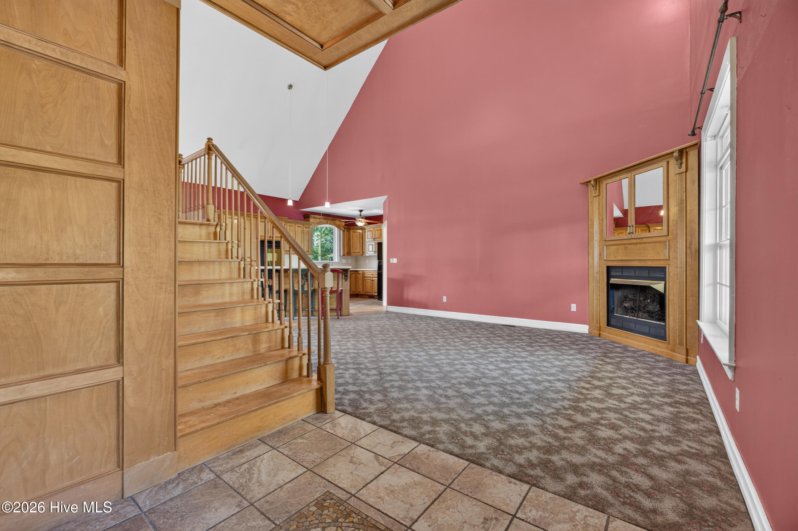 Fireplace in Great Room w/ gas logs