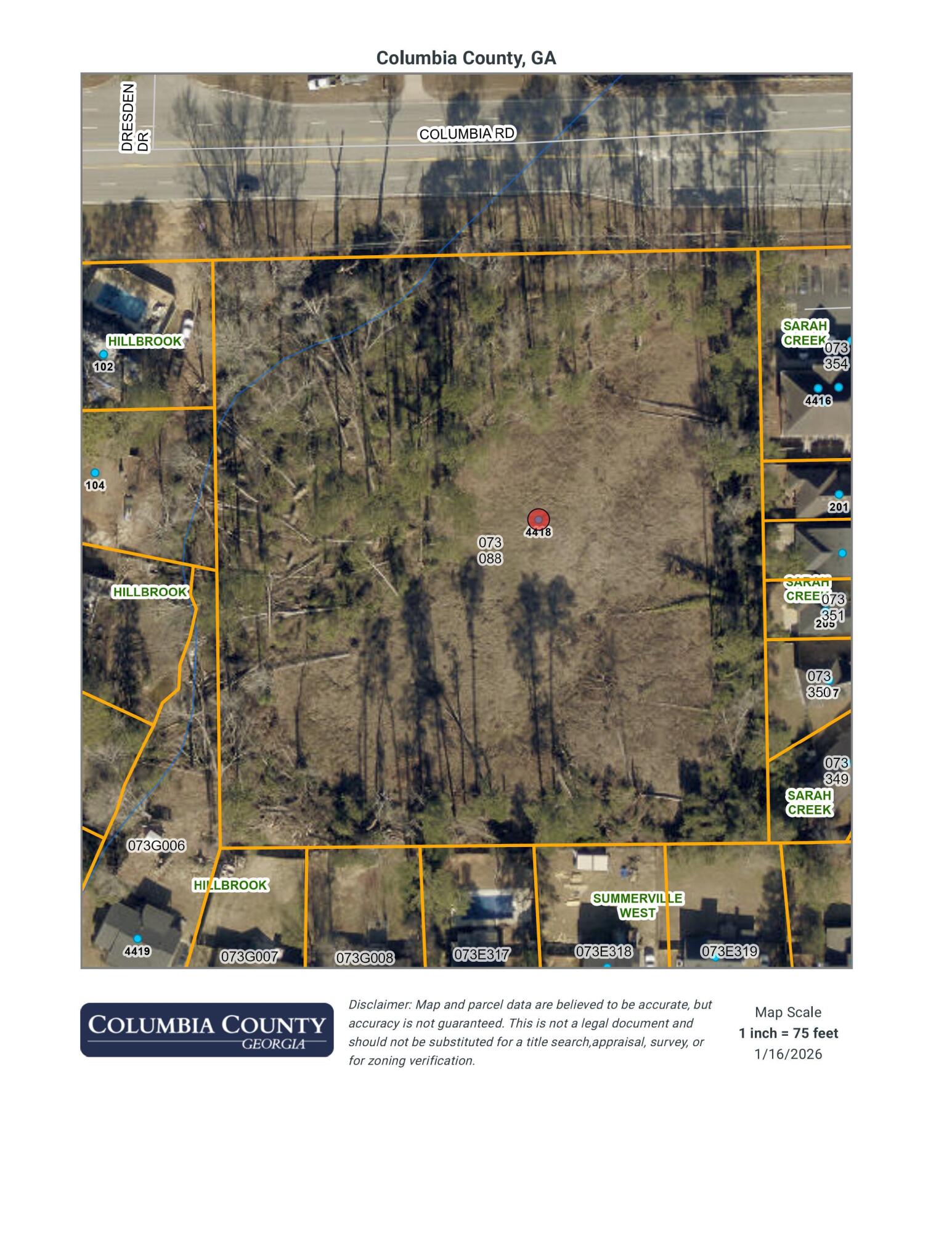 4418 Columbia Road, Augusta, GA, 30907