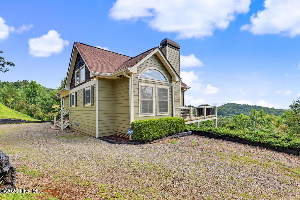 Exterior photo of 575 Longview Drive, Hayesville, NC 28904. MLS: 100596929