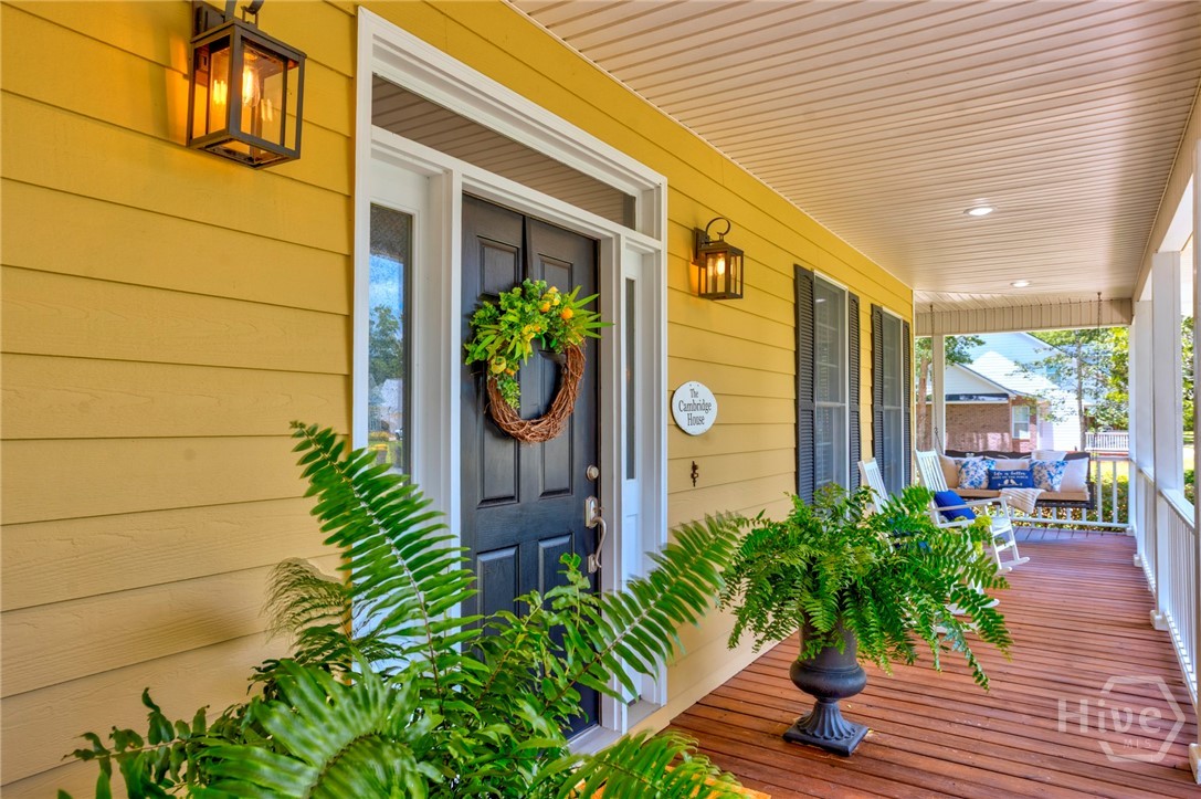 Front porch partial view - b