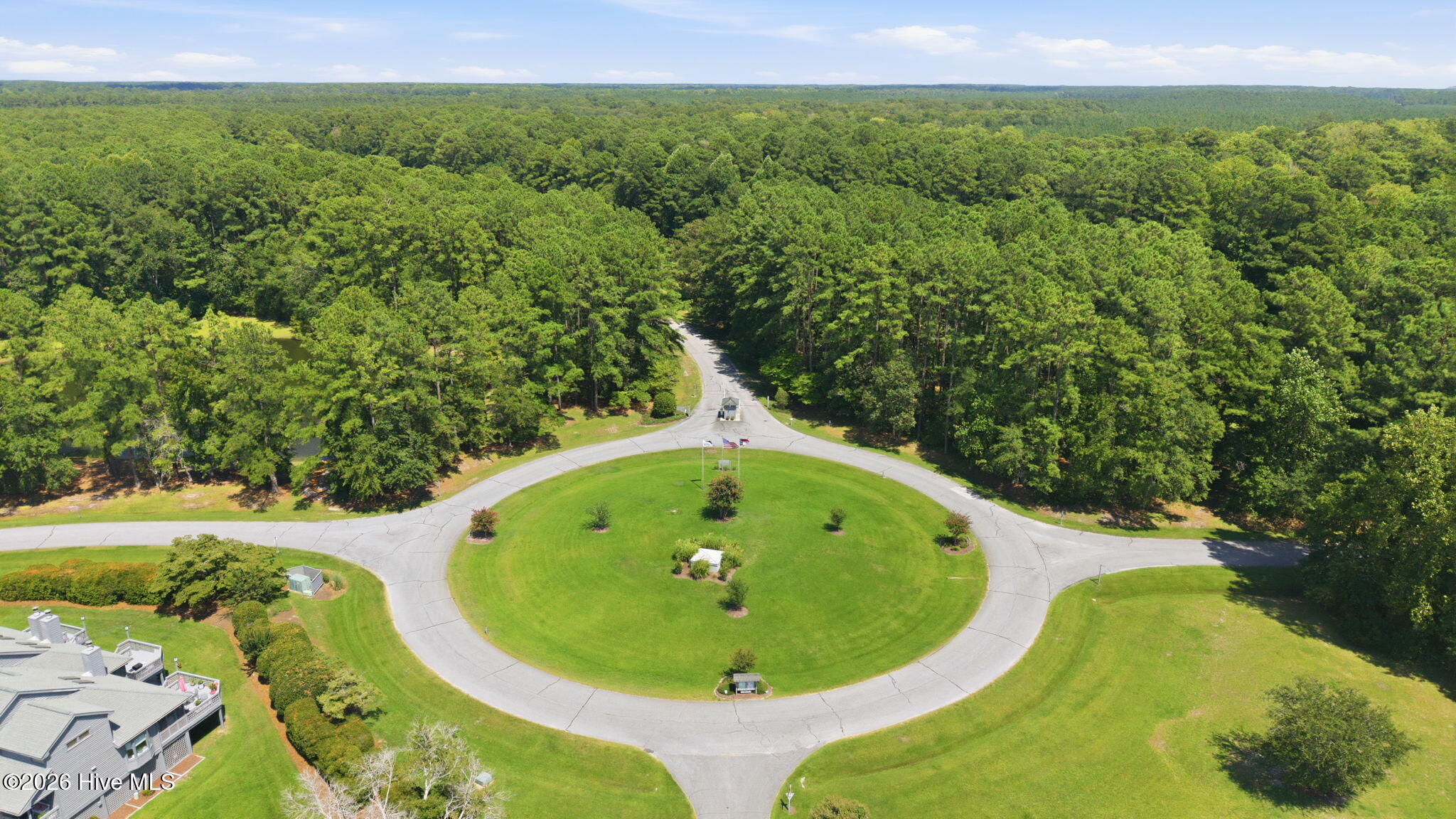 AERIAL VIEW OF ROUNDABOUT