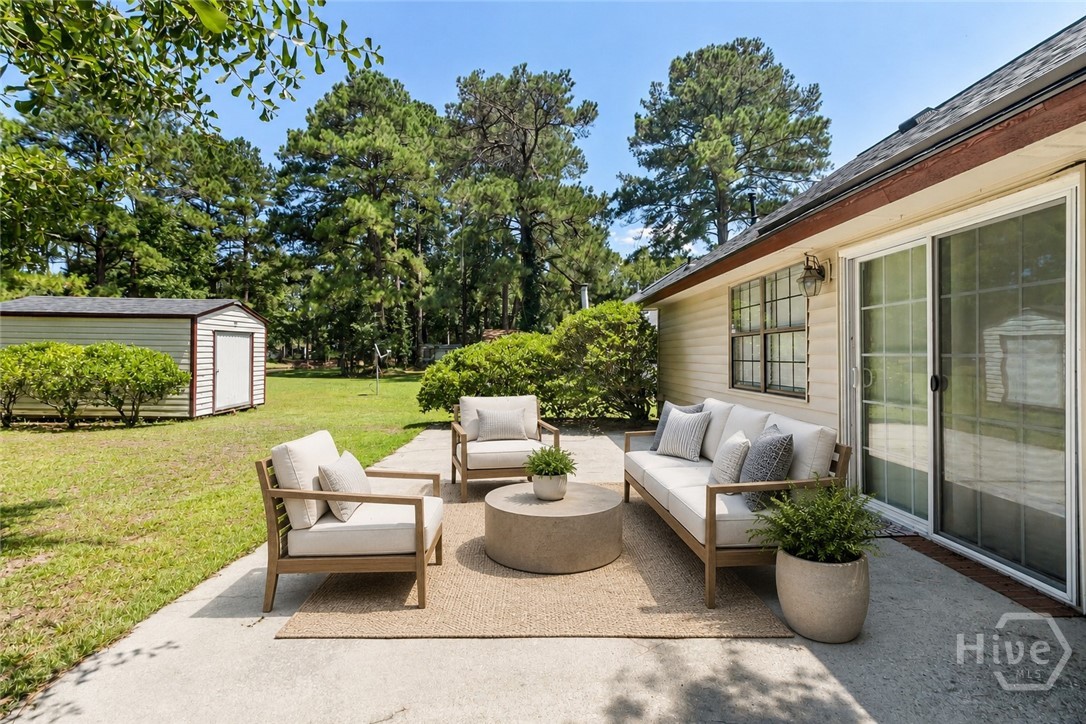 Uncovered Patio - Virtually Staged
