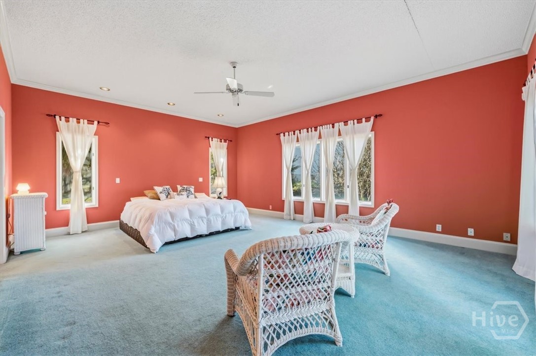 Space, light and view in the Primary Suite and sitting area make this a wonderful space