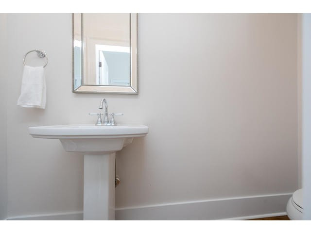 Half Bath on 1rst floor
