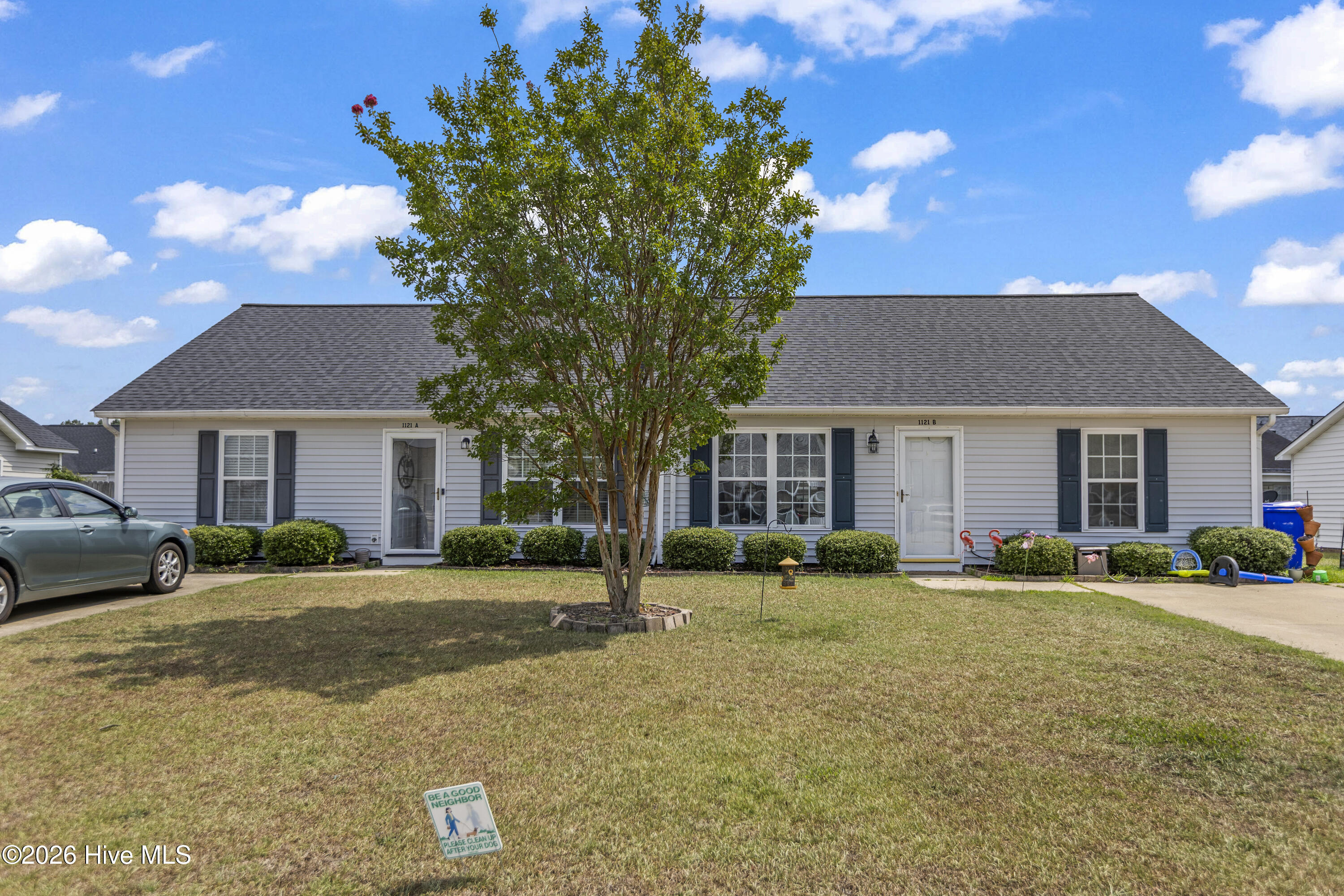 Exterior photo of 1121 Masters Lane A And B, Greenville, NC 27834. MLS: 100589312