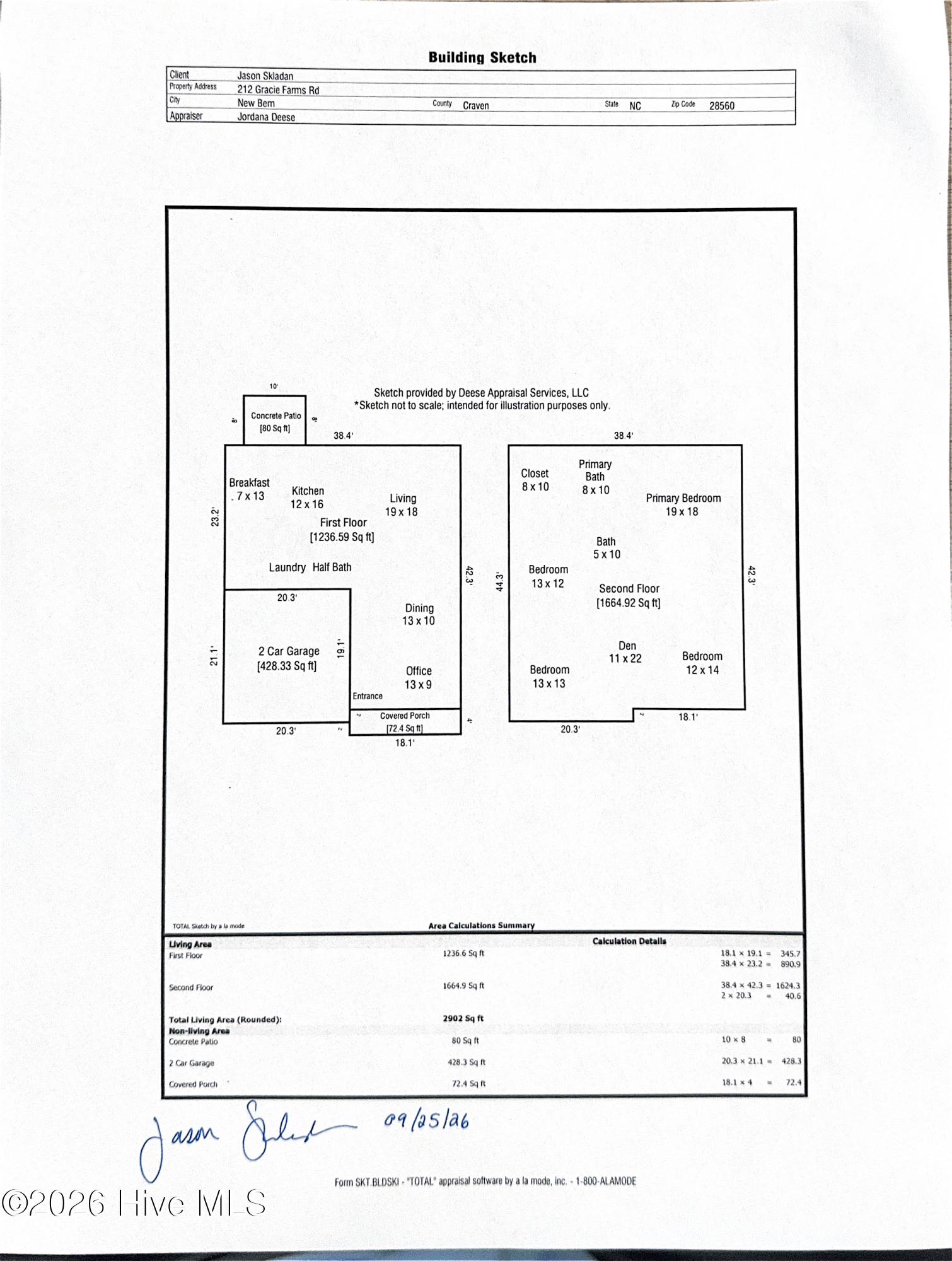 Exterior photo of 212 Gracie Farms Road, New Bern, NC 28560. MLS: 100606686