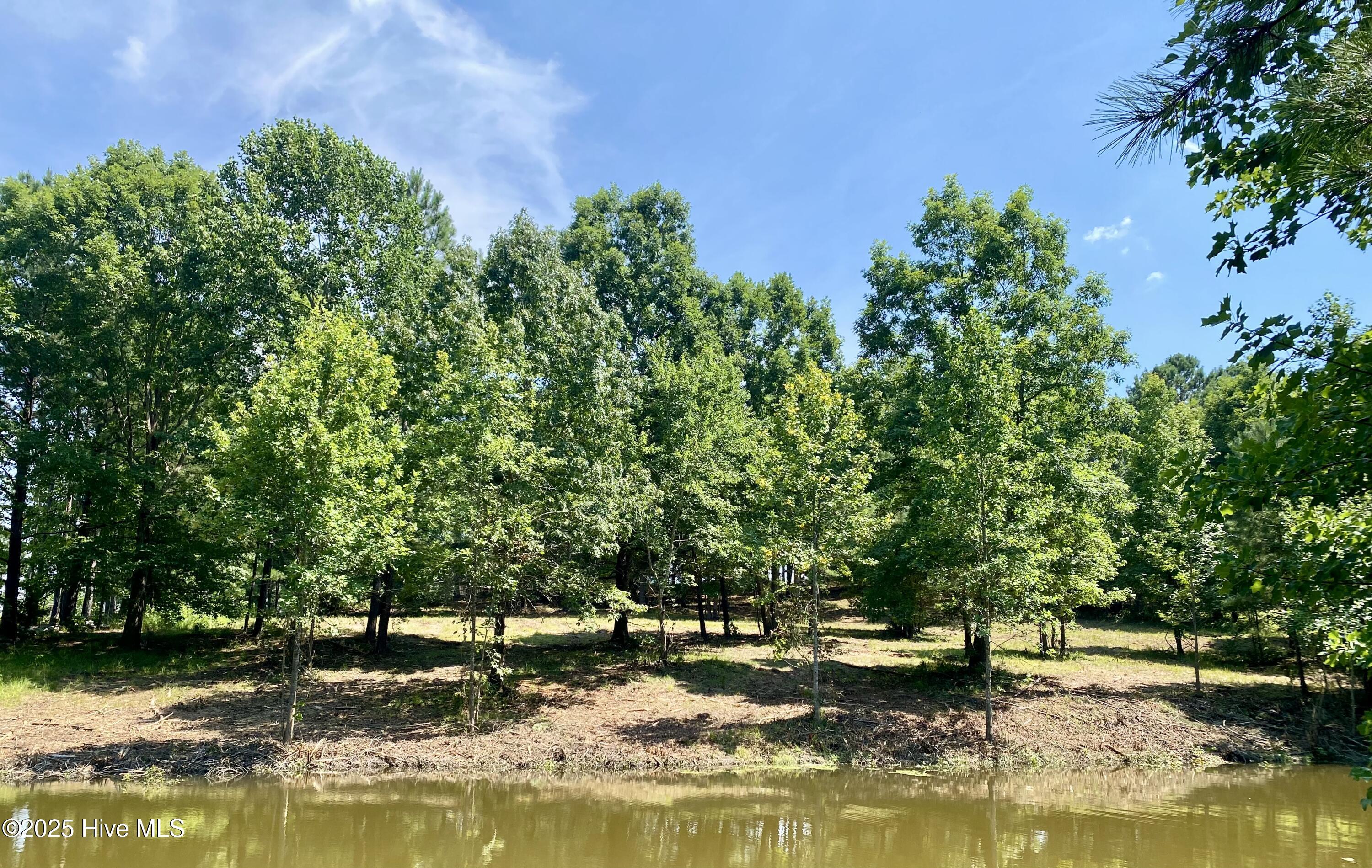 view from across the lake