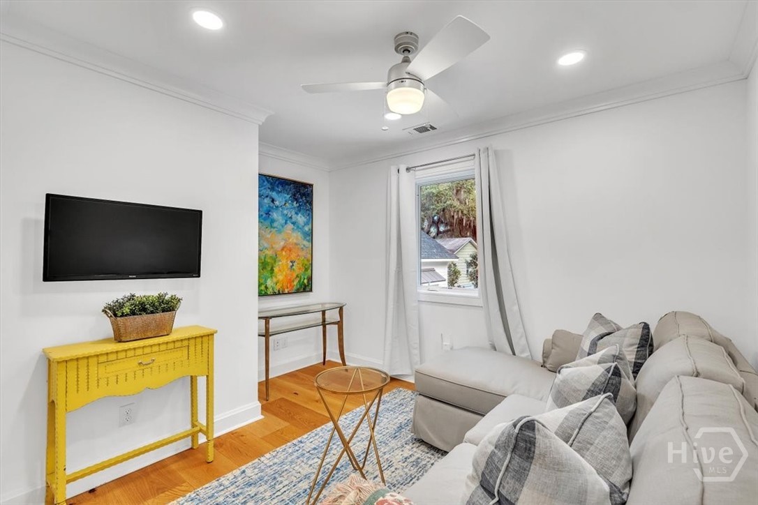 Carriage house living space.