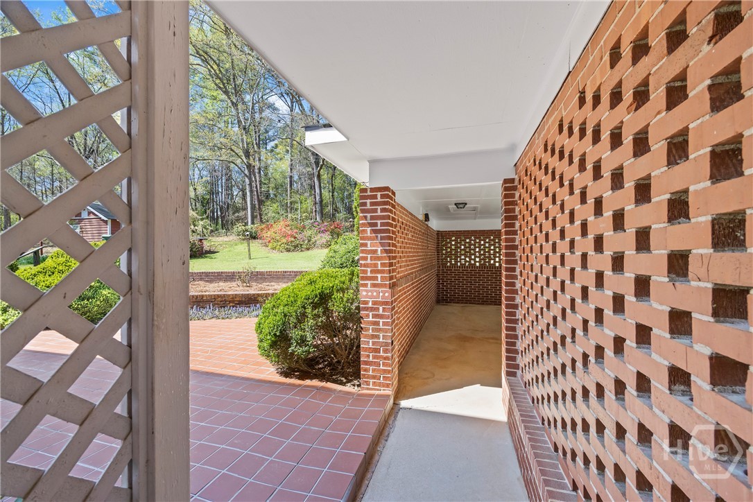 Breezeway to Back Door