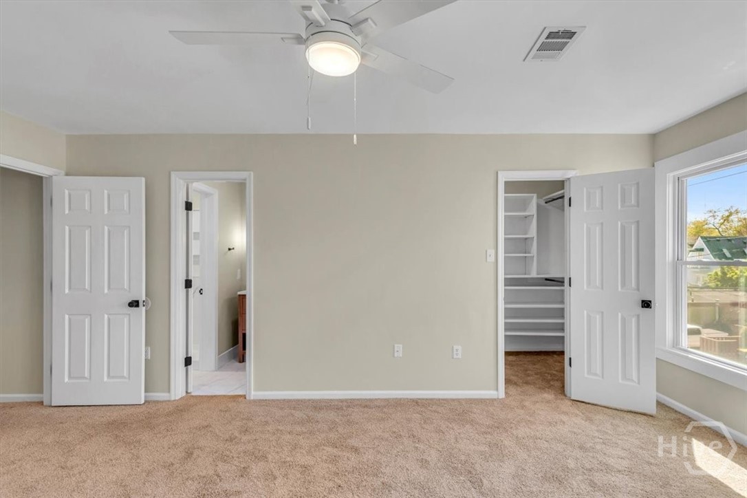 Walk-in closet and access to jack & jill bathroom