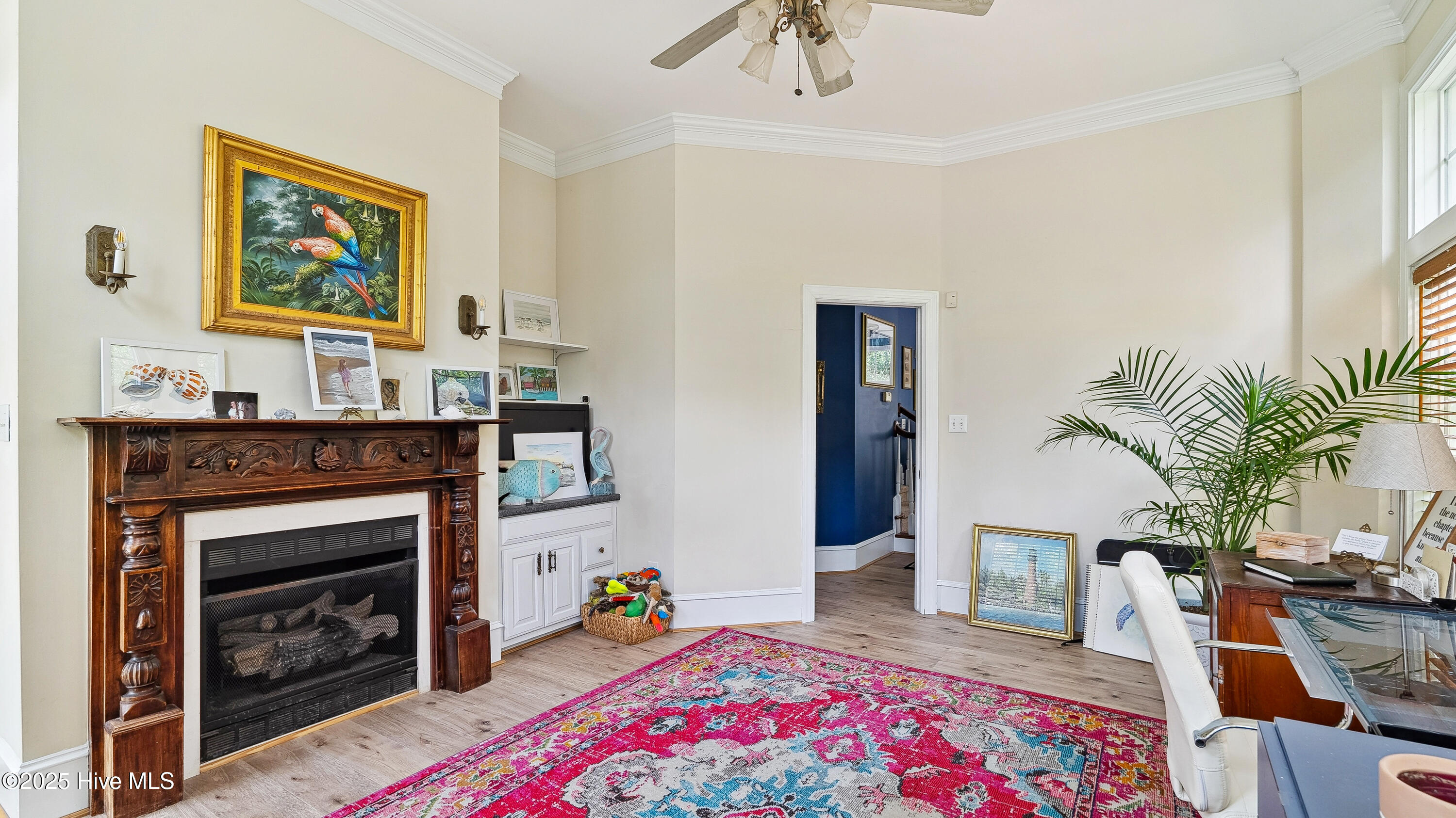 Downstairs office/den