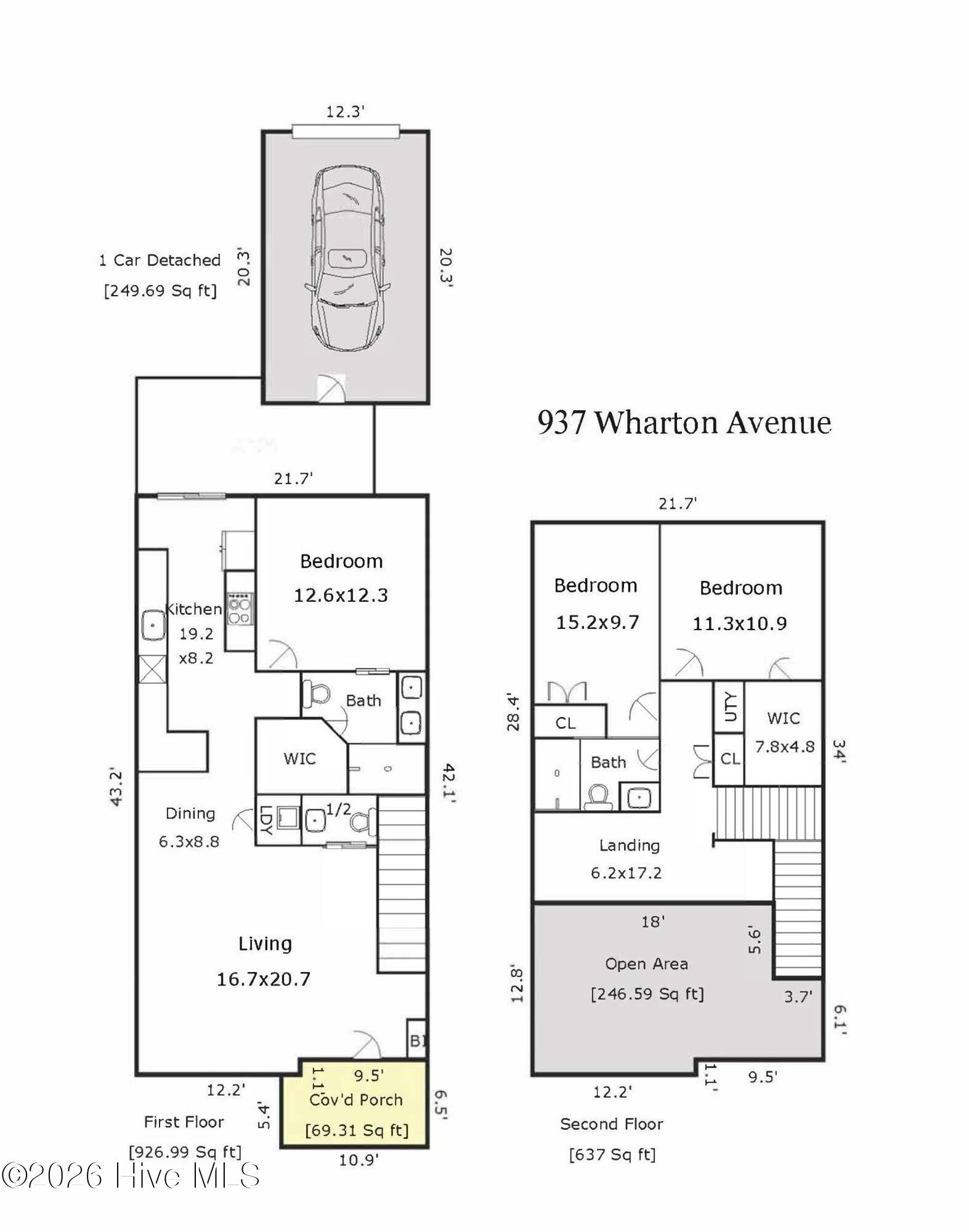 937 Wharton Avenue, Wilmington, NC 28412 – photo 3: 937 Wharton Sketch_Page_1