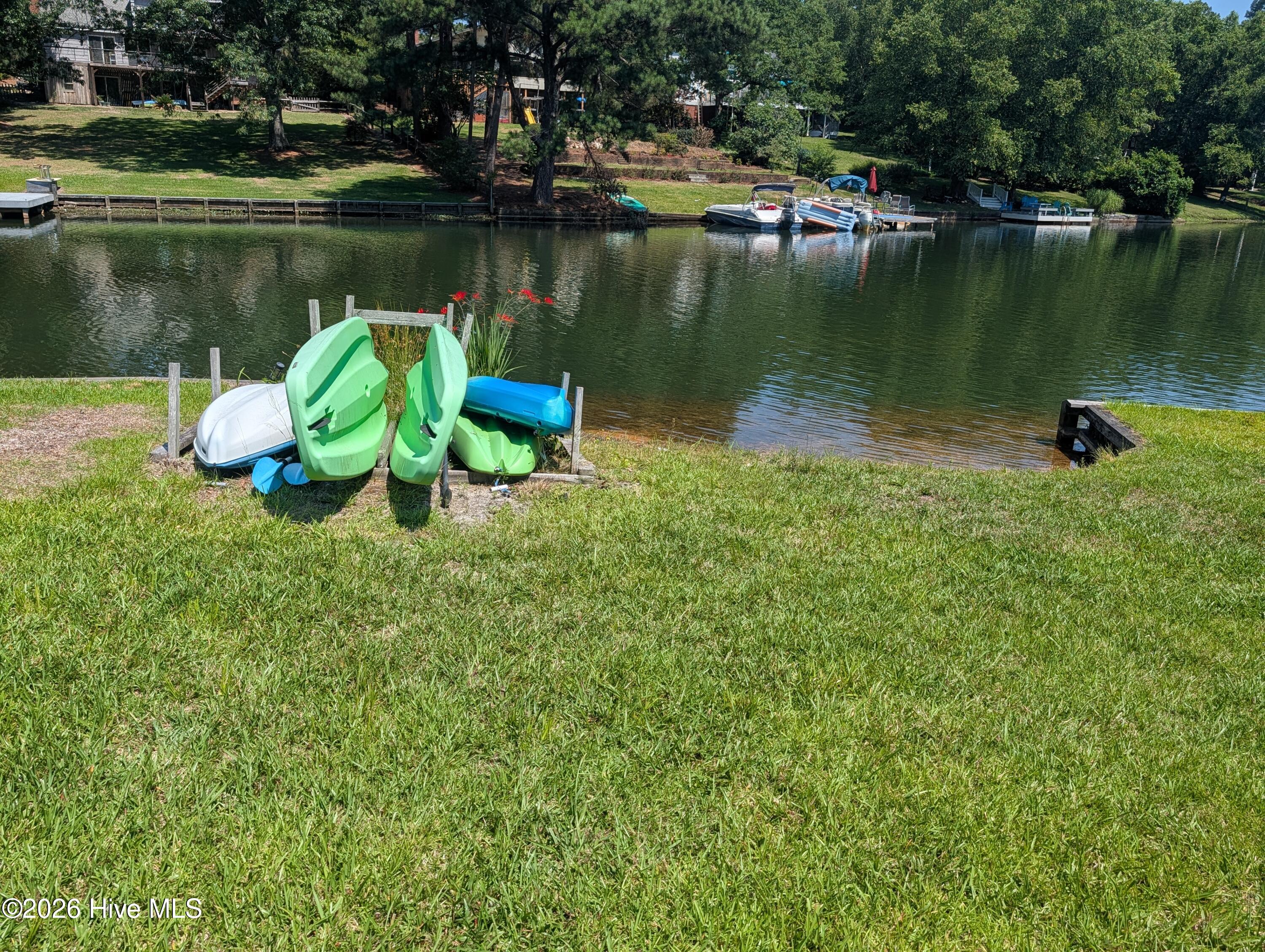 Extra slip area for water play or beach area.