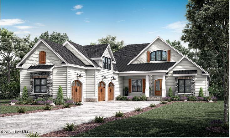 Brunswick Forest welcomes The Summerlyn II, the shining star of the Liberty Homes Patriot Series. Beloved by many, this is aspacious home, requiring a wider Homesite. It features a beautifully vaulted Family Room with impressive Beamed Ceiling, a 35foot wide Glassed In Lanai, and a Pantry that cooks dream about. Due to its immense popularity, it has multiple renditions thathave been designed for smaller homesites or budgets. Its most noteworthy feature is its ability to provide not just one, but twodedicated offices for those Homeowners who have two working from home. It also has the capability to have not just the twoBonus Rooms seen in this home, but also a third Bonus Room with a Balcony that presents over the Lanai ...It is a wonderfuldesign for a Homesite with a View.