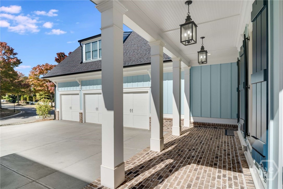 Large front porch