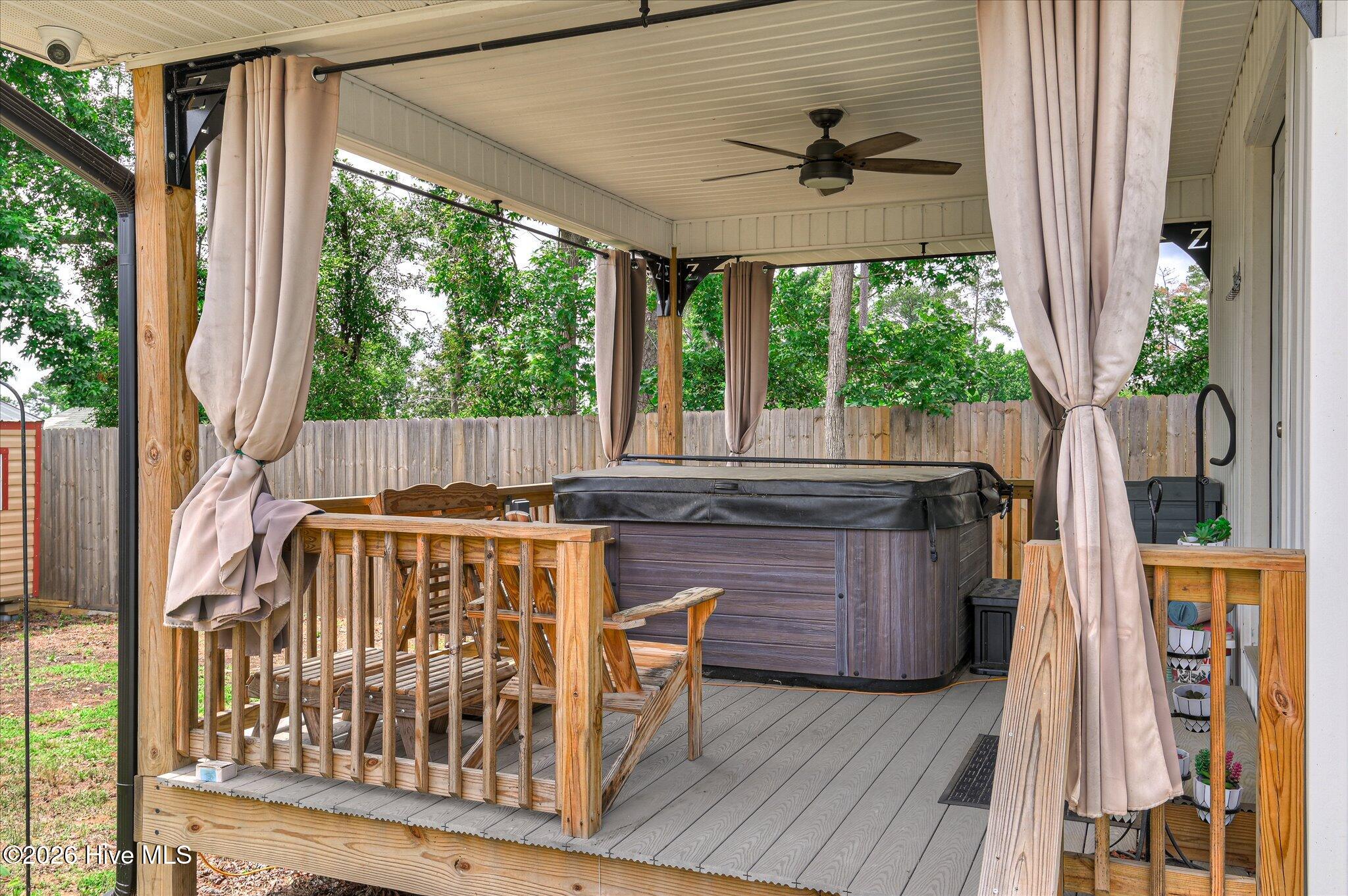 Covered Back Deck off Primary
