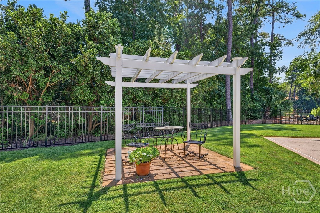 Pool, Pergola, Porch and Firepit