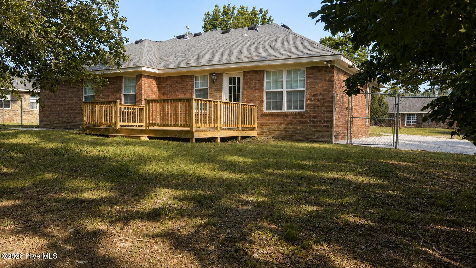 Backyard and Deck