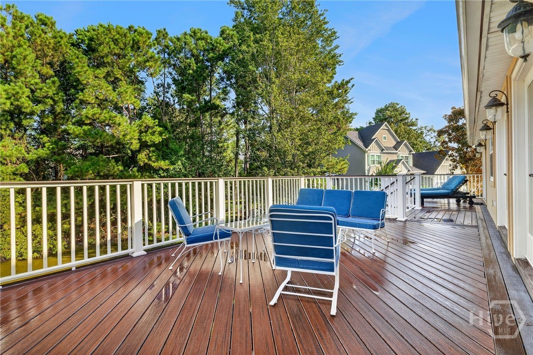 Trex Deck Overlooking the Lagoon