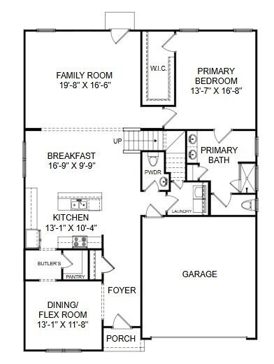 Rembert Main Flr with Butler's Pantry