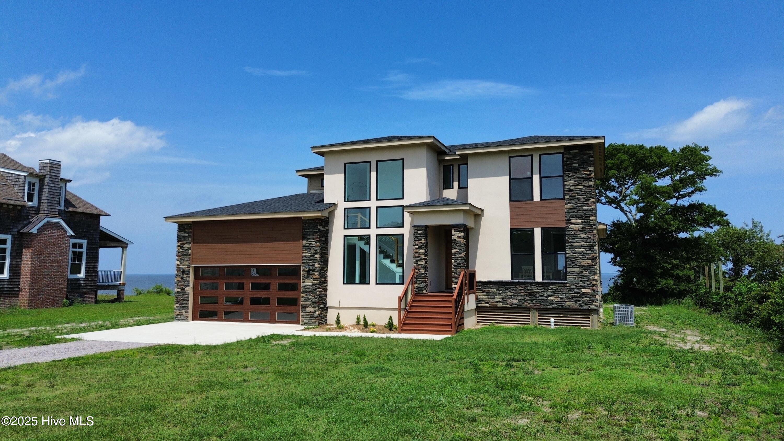 Angled Front Elevation