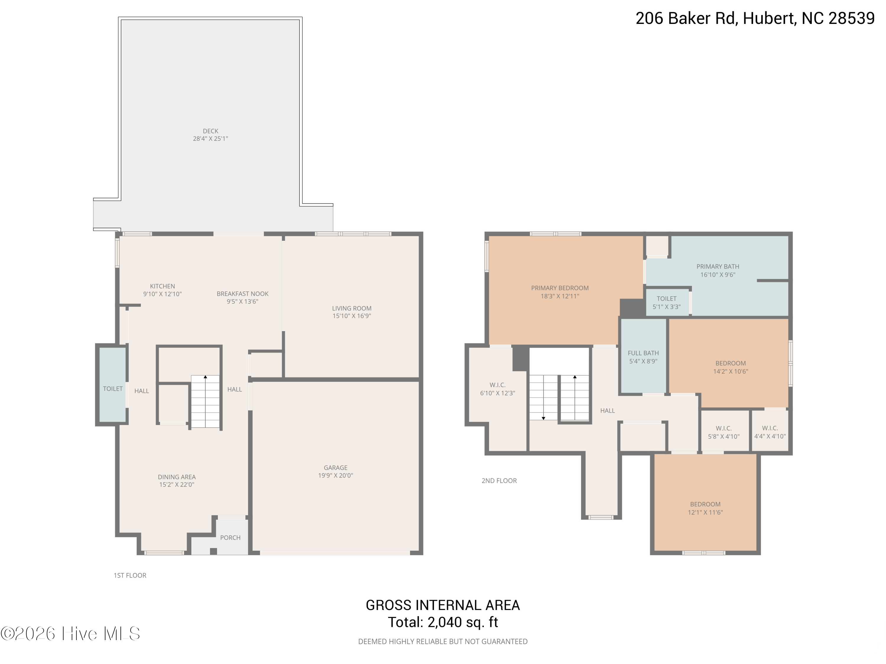 Homes For Sale - 206 Baker Road<br/> Hubert, NC 28539