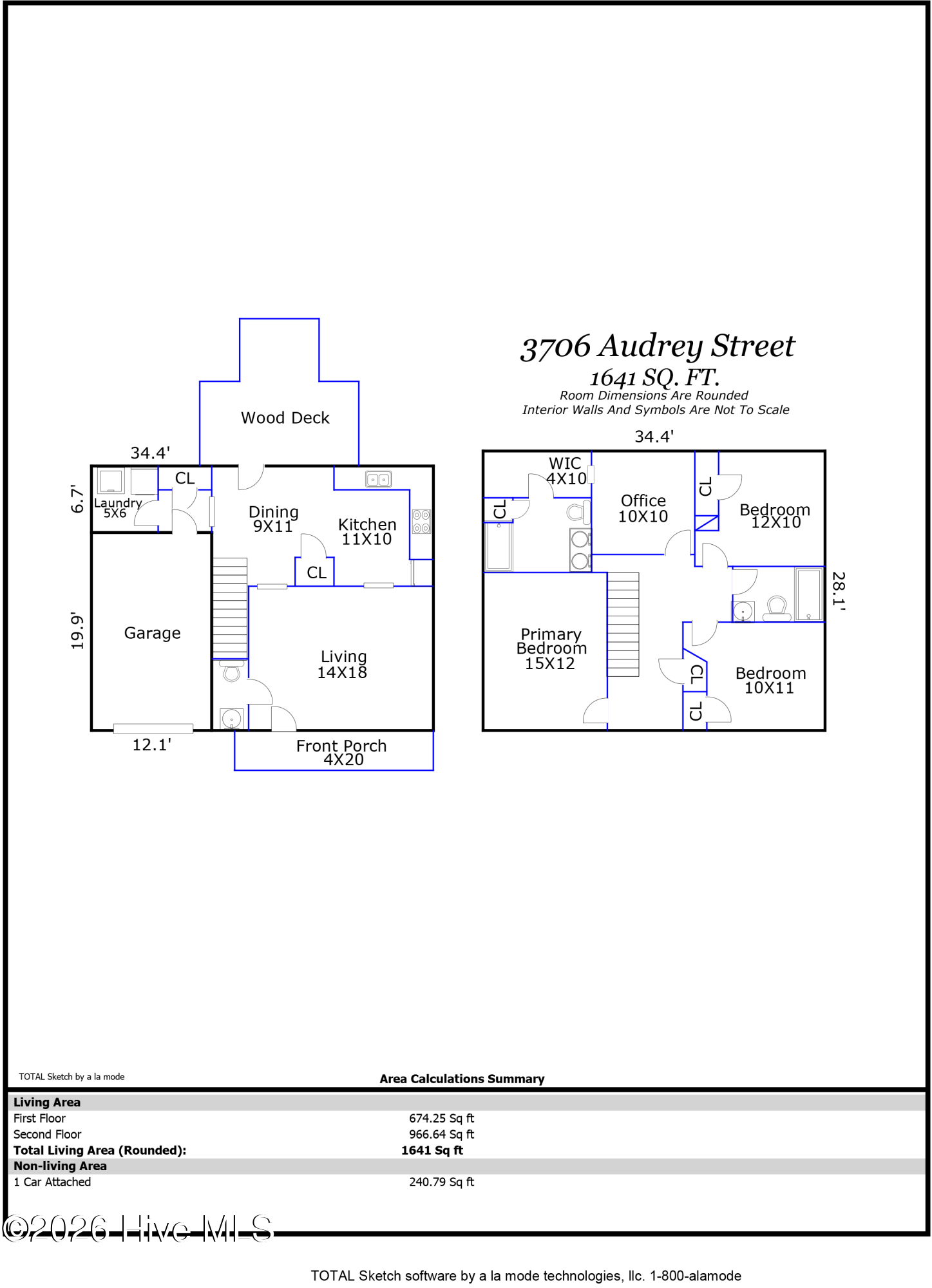 Exterior photo of 3706 Audrey Street, Leland, NC 28451. MLS: 100611892