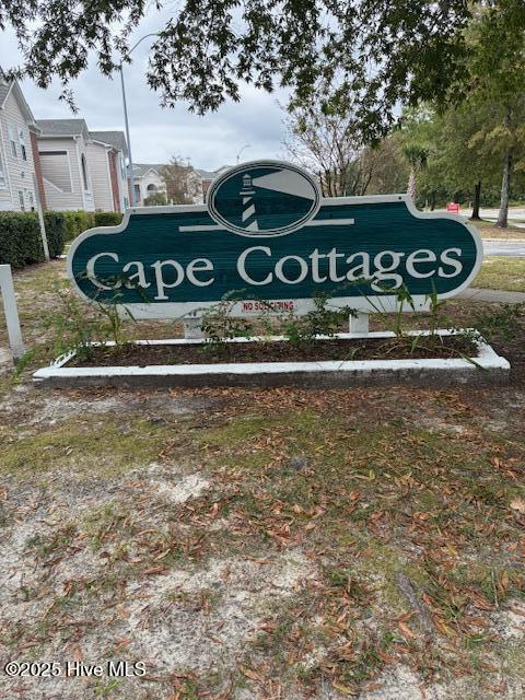 Cape Cottages Sign at Entrance