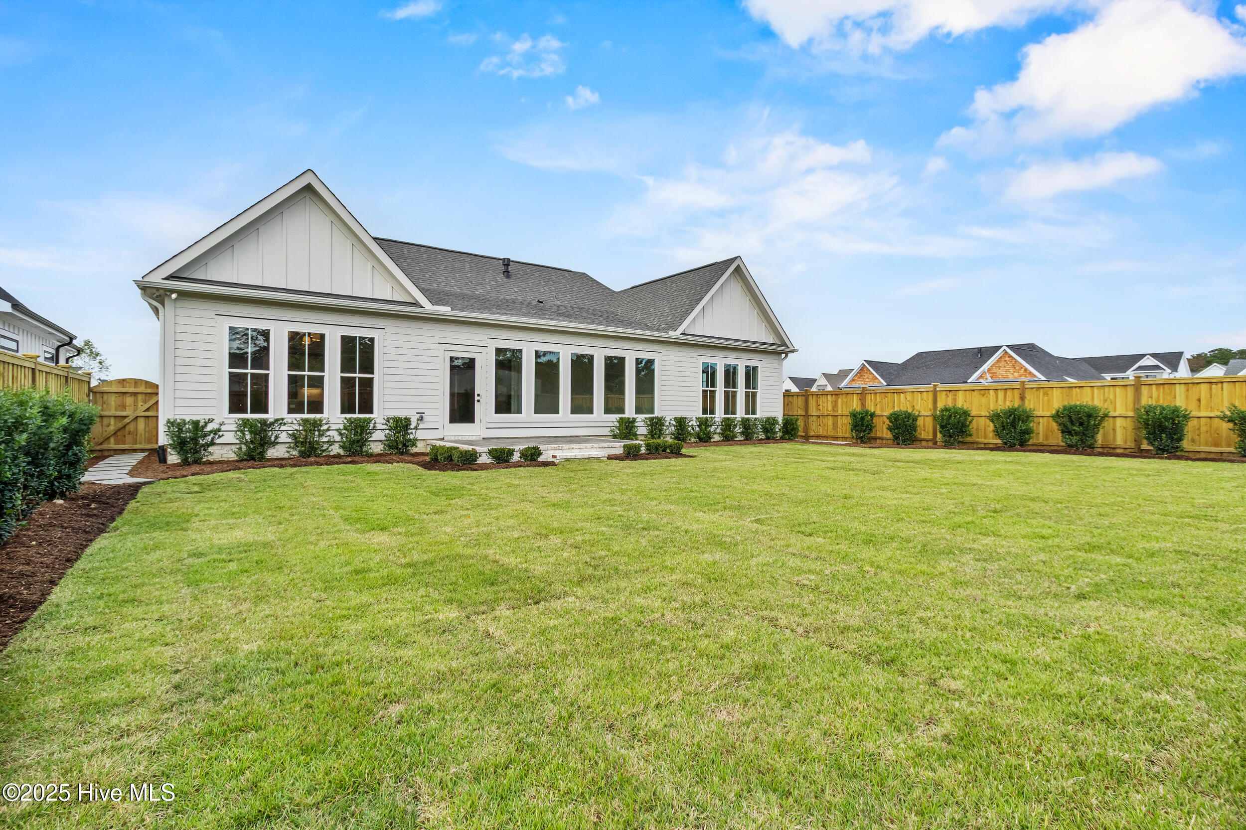 Spacious fenced in back yard