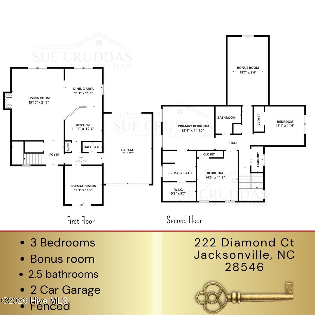 Exterior photo of 222 Diamond Court, Jacksonville, NC 28546. MLS: 100586997